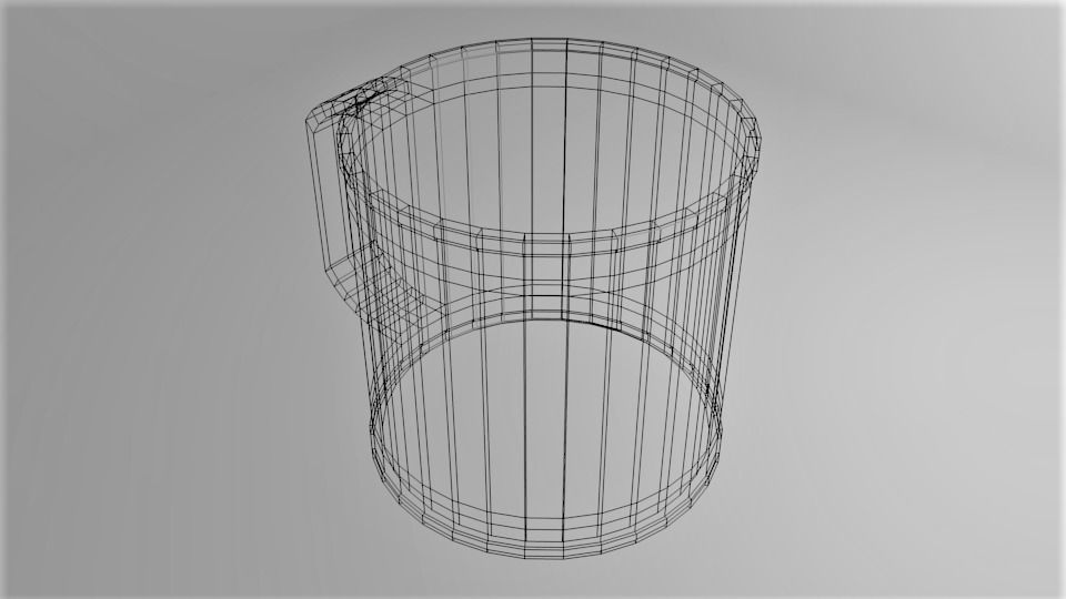 Mug Steel 3D model_4