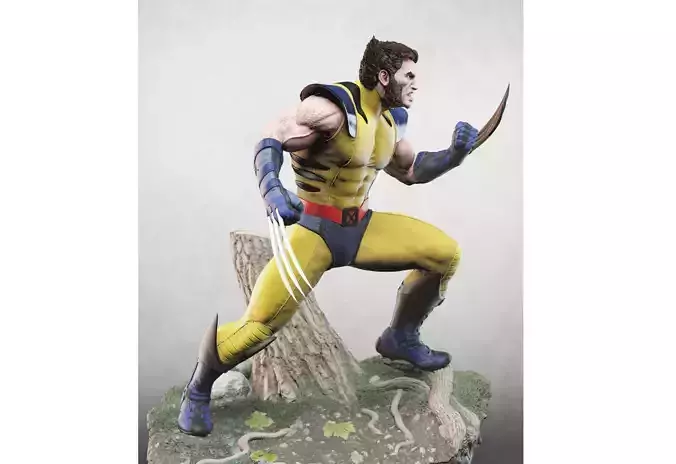 Wolverine stl statue
