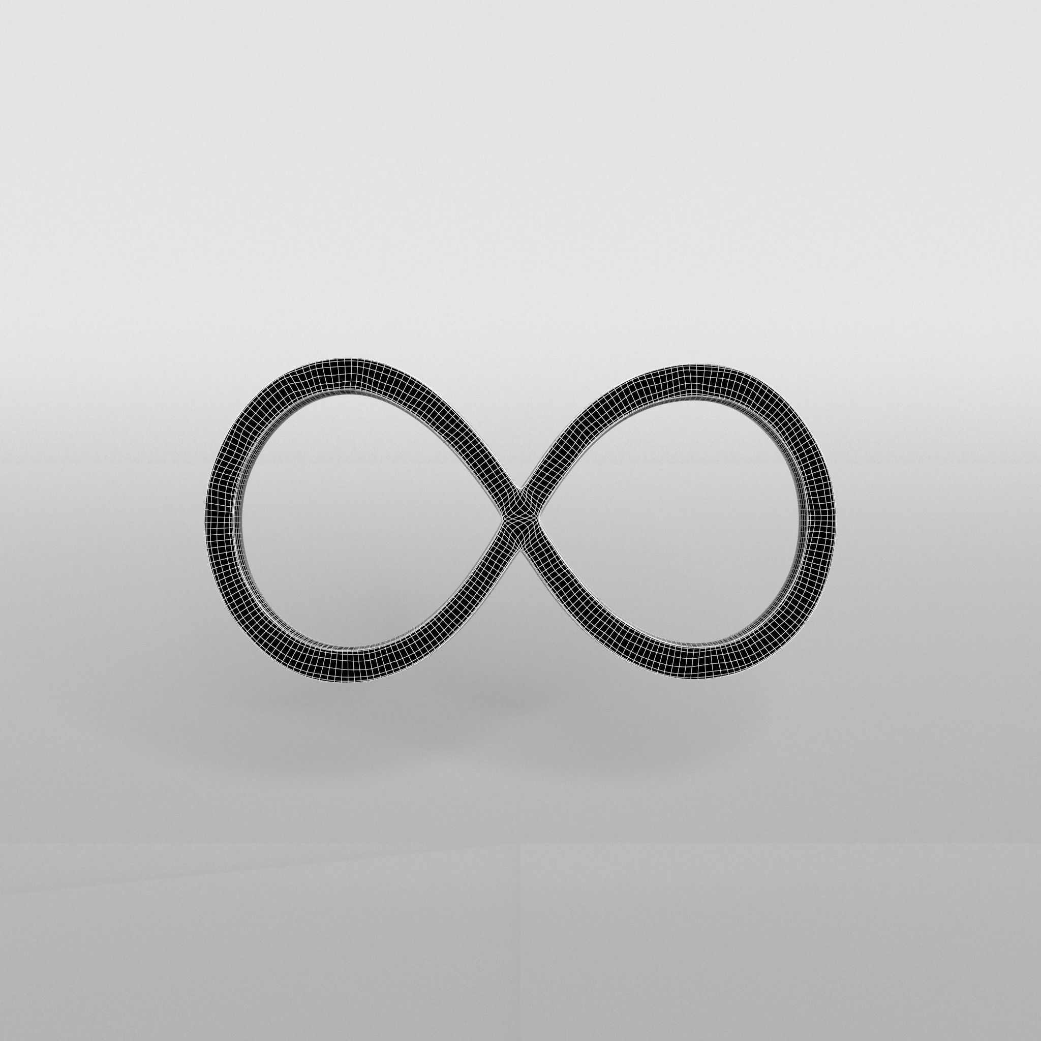 Unlimited Symbol v1 005 Low-poly 3D model_4