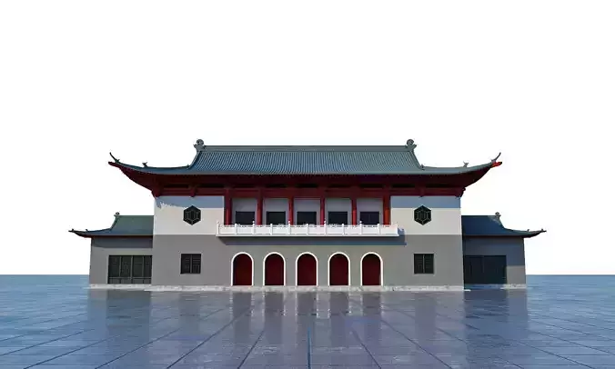 Japanese Temple 3D model