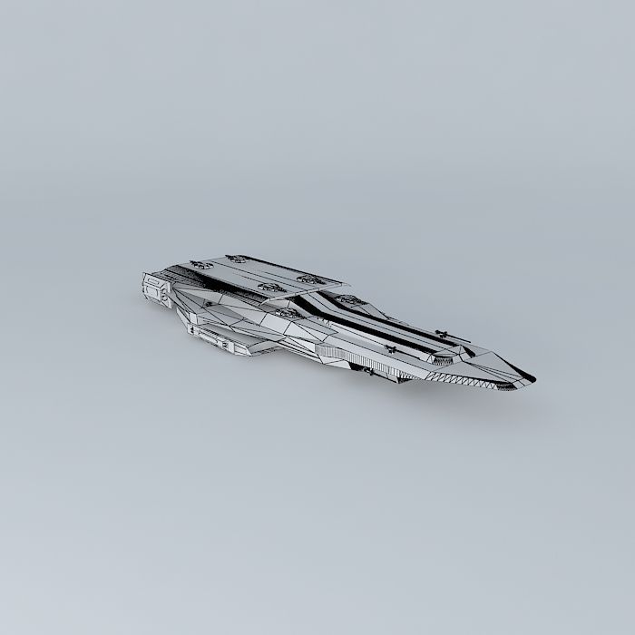 Cassiopeia Frigate Constellation Free 3D model_3