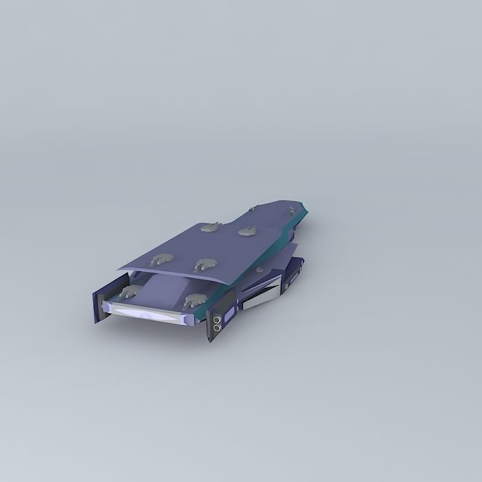 Cassiopeia Frigate Constellation Free 3D model_1