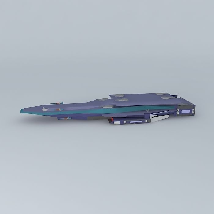 Cassiopeia Frigate Constellation Free 3D model_2