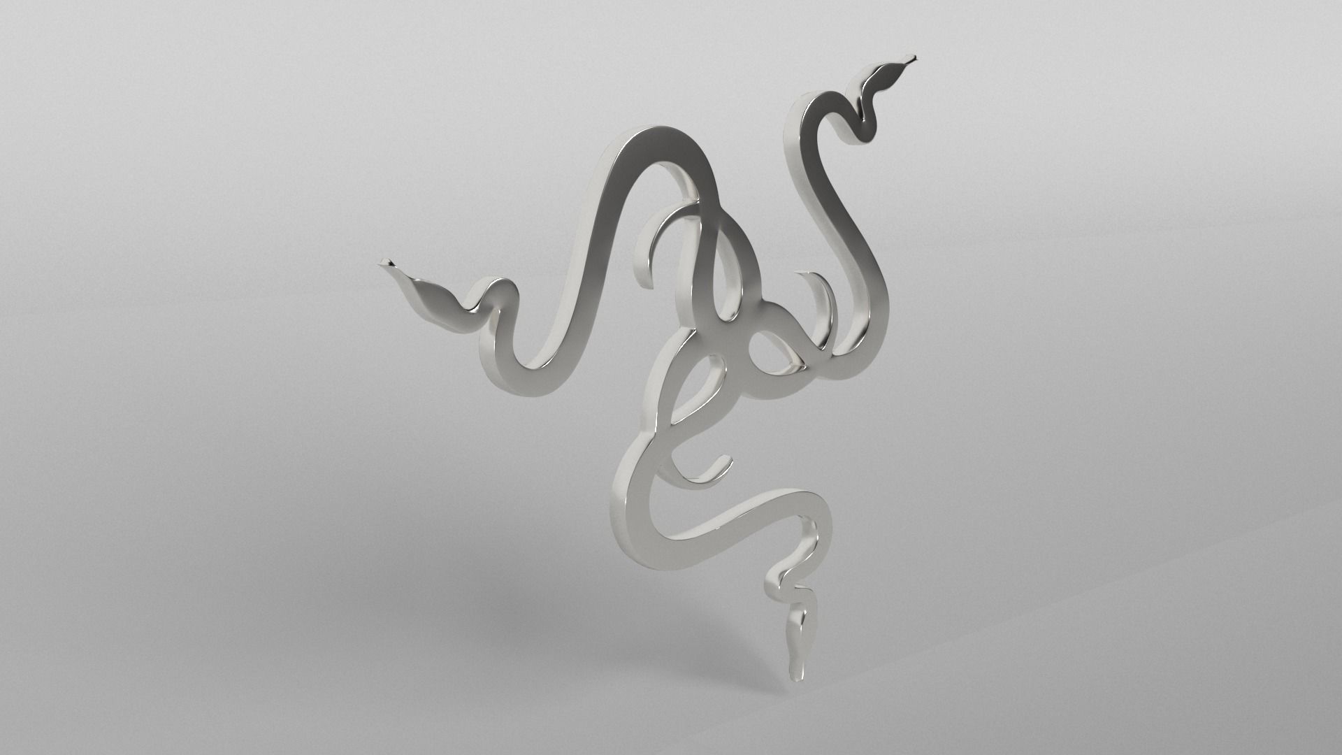 Razer Logo v2 005 Free low-poly 3D model_3