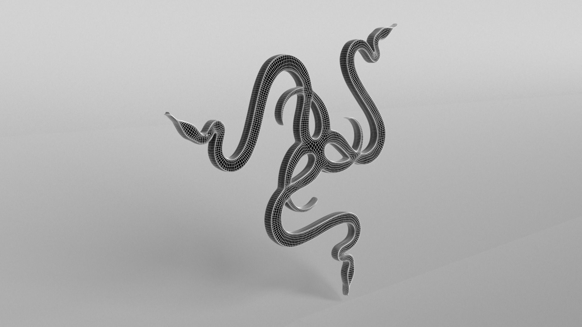 Razer Logo v2 005 Free low-poly 3D model_7