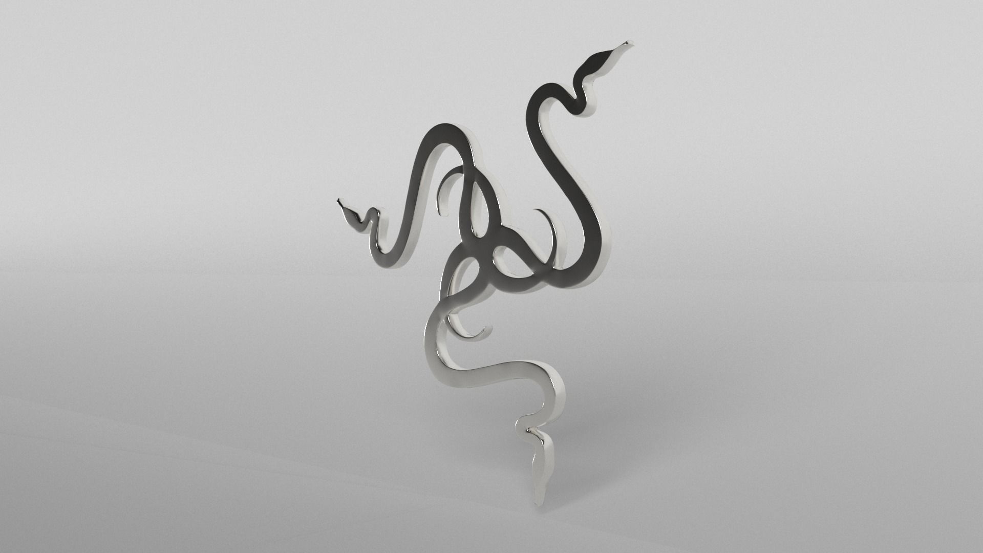 Razer Logo v2 005 Free low-poly 3D model_2