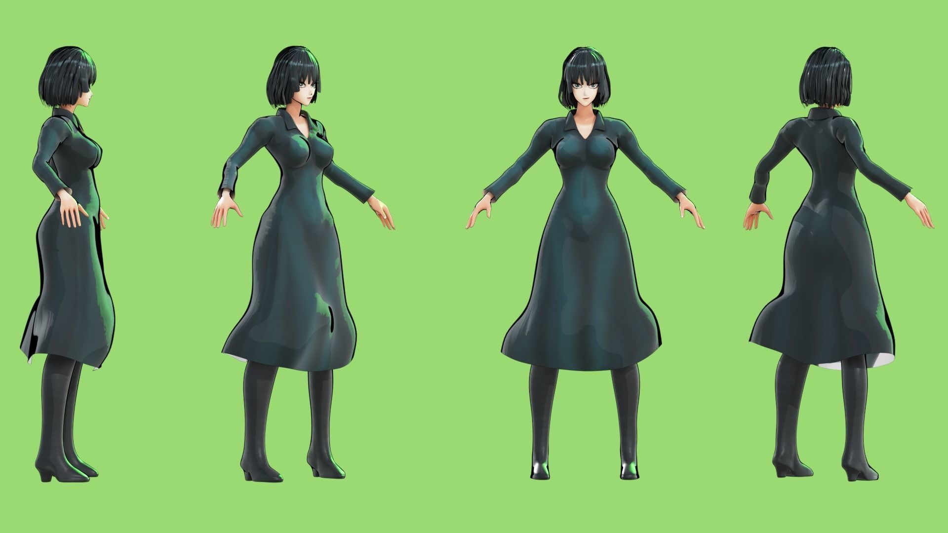 Fubuki Blizzard Of Hell  Low-poly 3D model_2