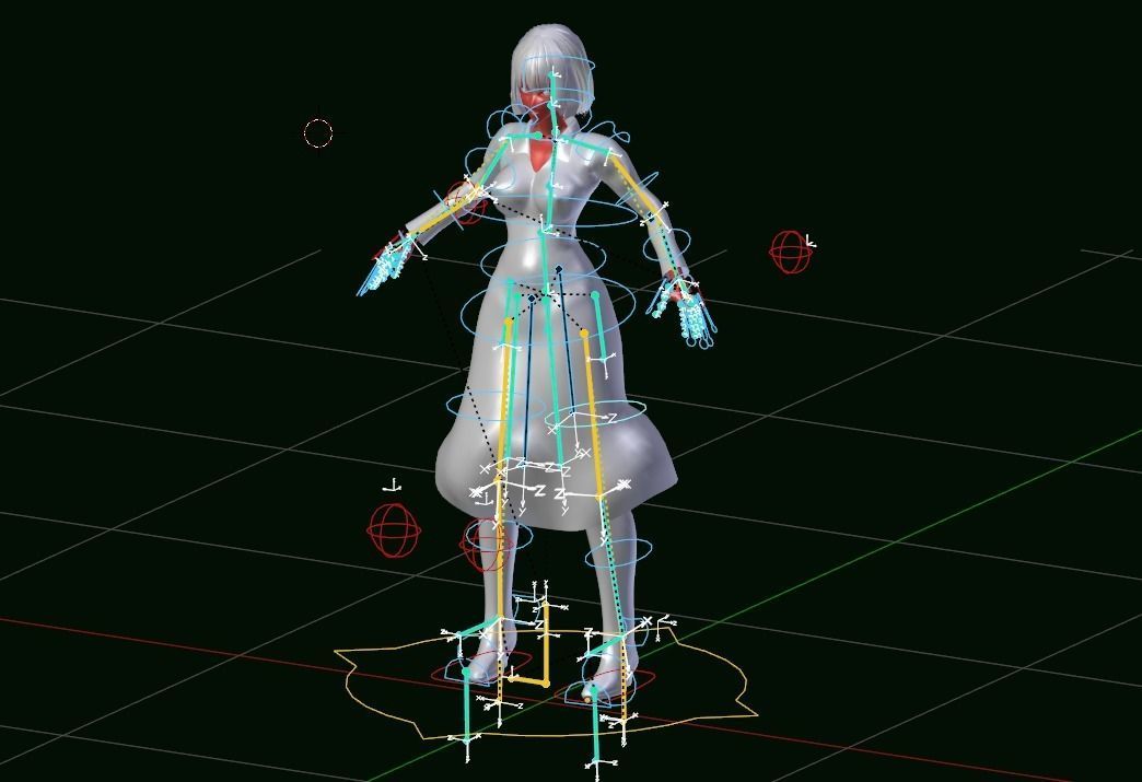 Fubuki Blizzard Of Hell  Low-poly 3D model_4