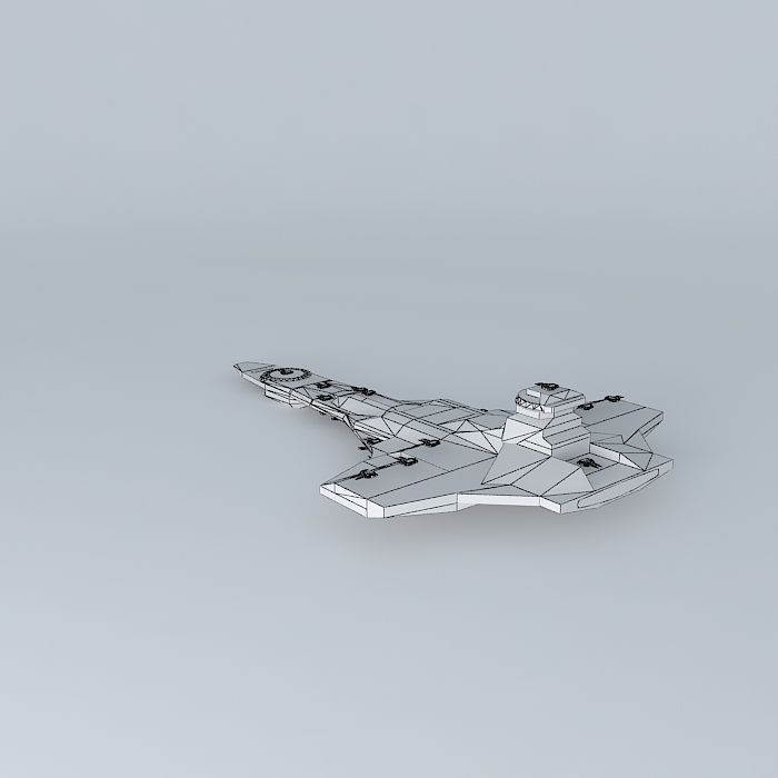 Osiris Battle Space Fortress Free 3D model_4