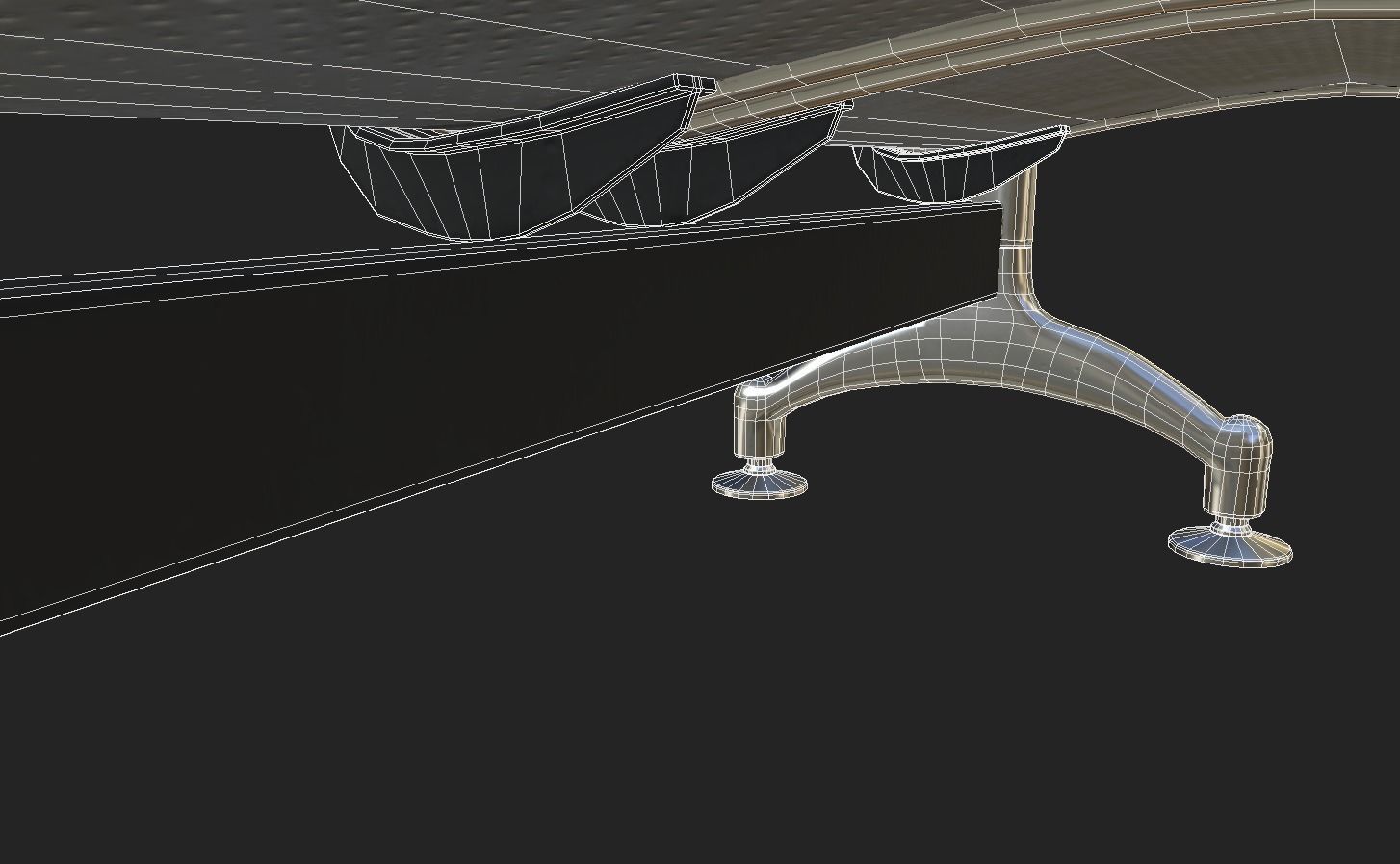 Waiting Room Seats 3D model_23