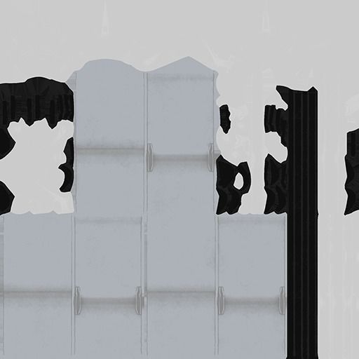 Waiting Room Seats 3D model_11