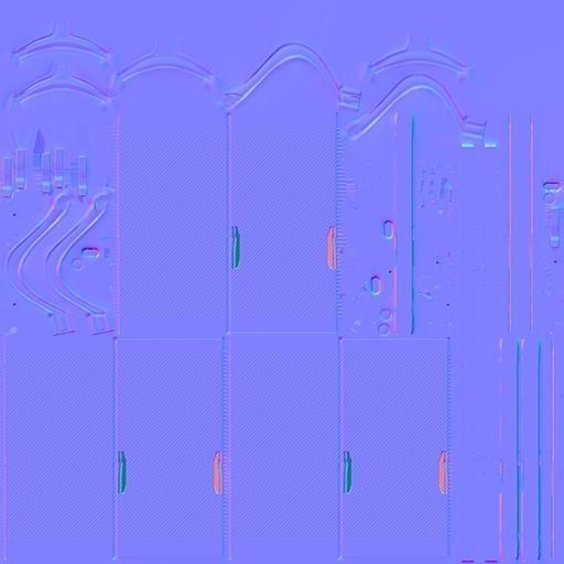 Waiting Room Seats 3D model_12