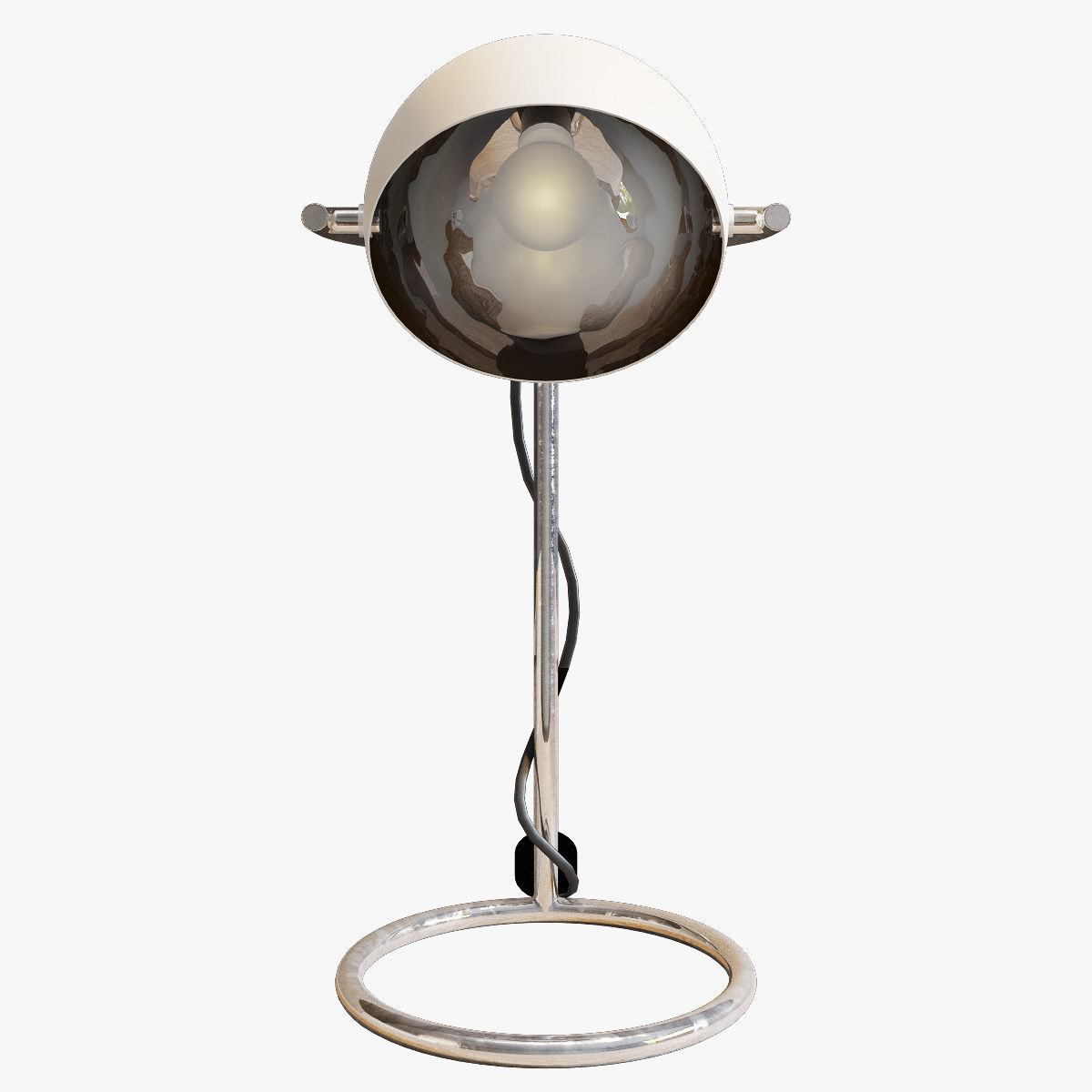 Flamant lamp hasse h36 white 3D model_2