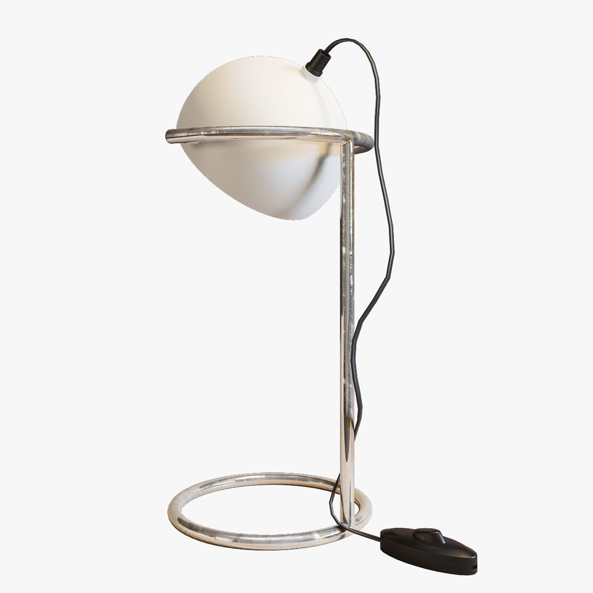 Flamant lamp hasse h36 white 3D model_3
