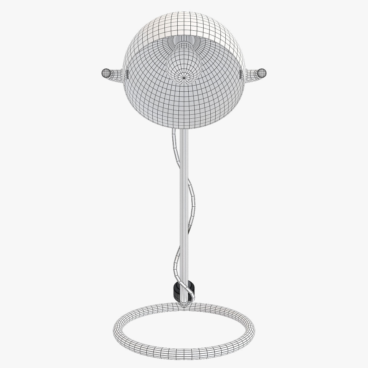 Flamant lamp hasse h36 white 3D model_6