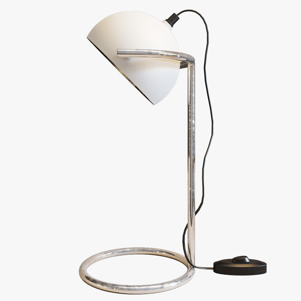 Flamant lamp hasse h36 white 3D model_1