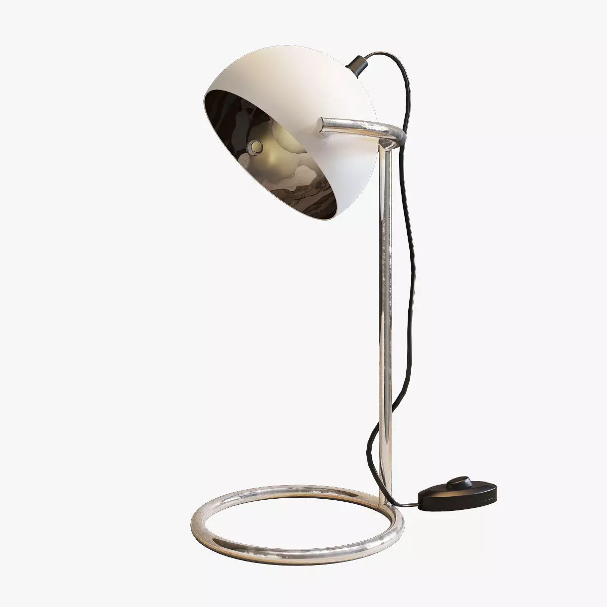 Flamant lamp hasse h36 white 3D model_0