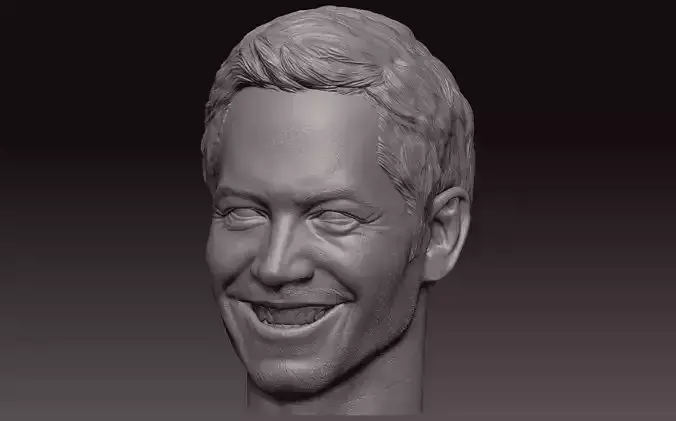Paul Walker 3D print model