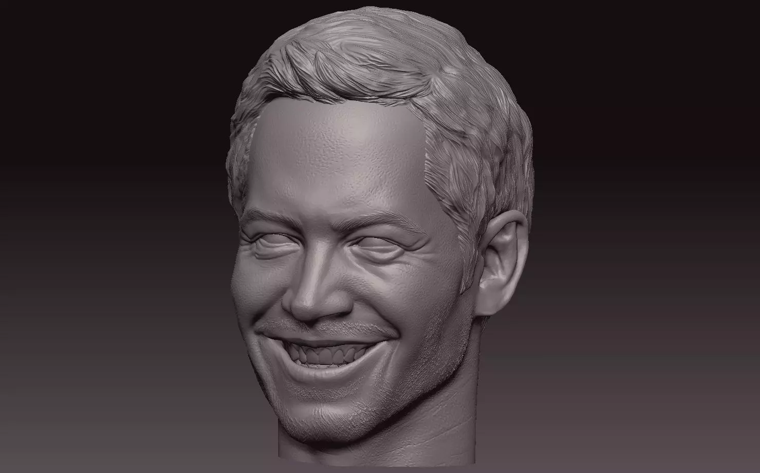 Paul Walker 3D print model_0
