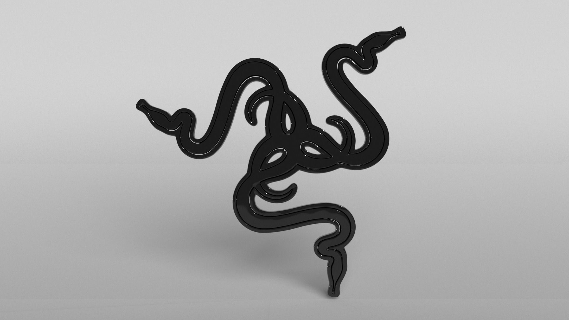 Razer Logo v3 004 Free low-poly 3D model_1