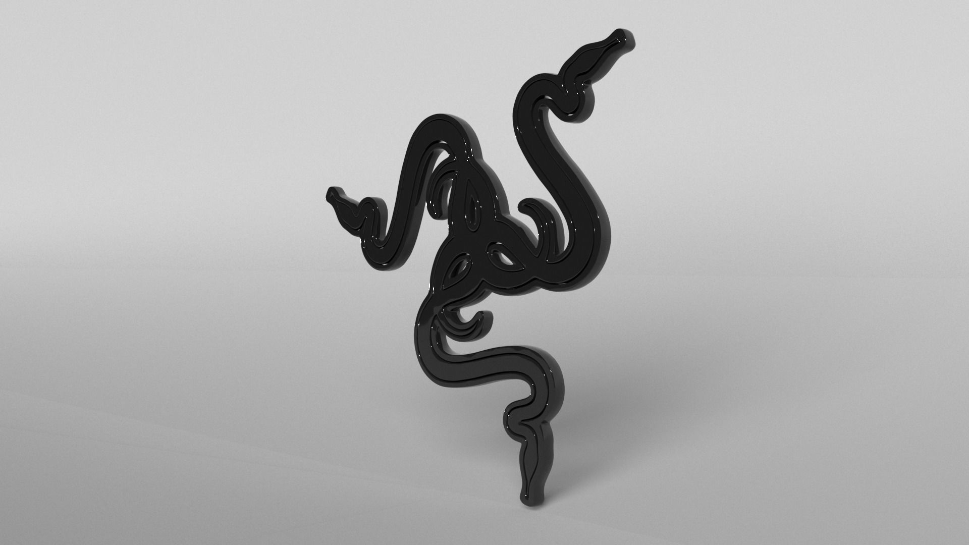 Razer Logo v3 004 Free low-poly 3D model_2