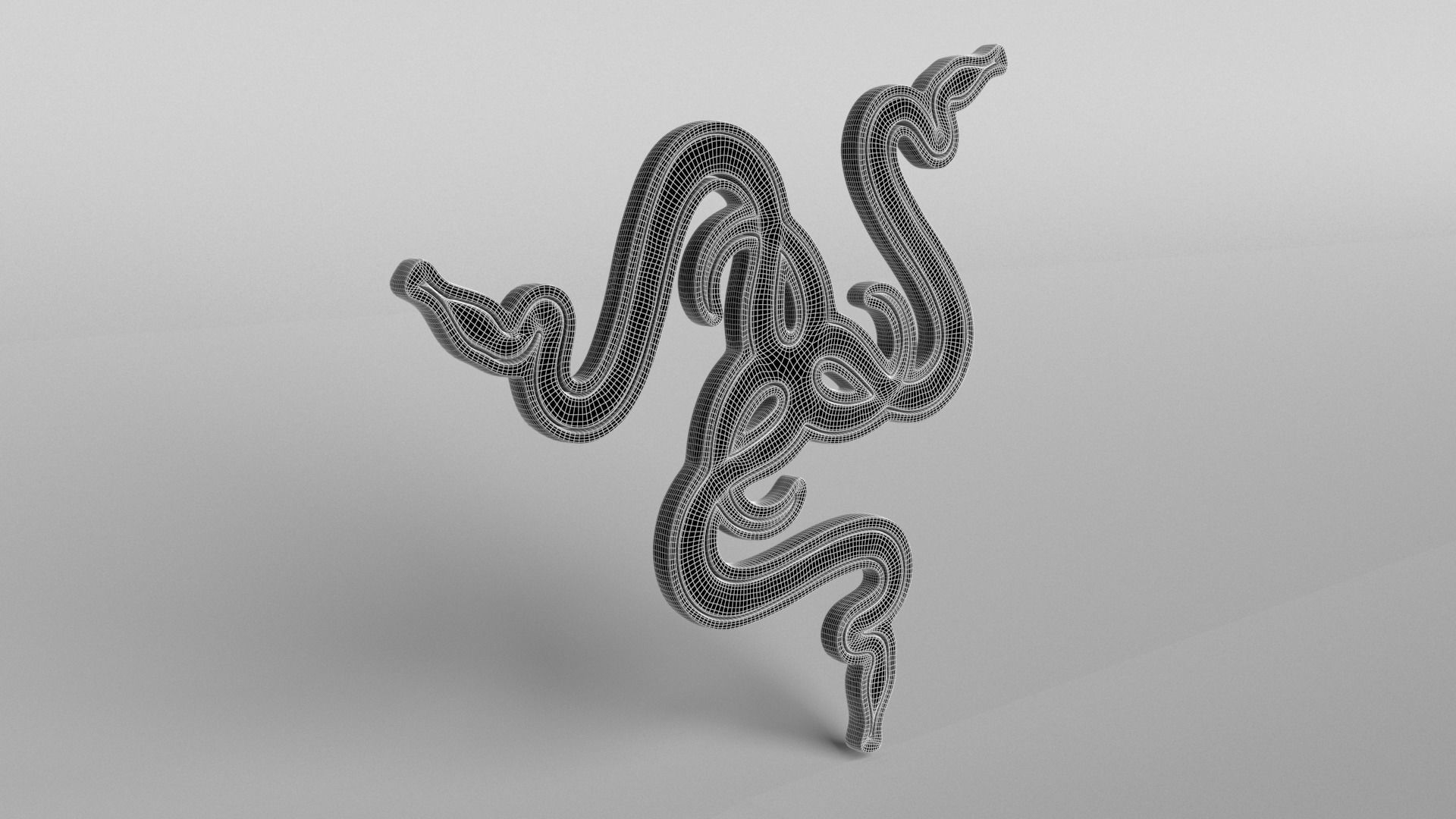 Razer Logo v3 004 Free low-poly 3D model_7