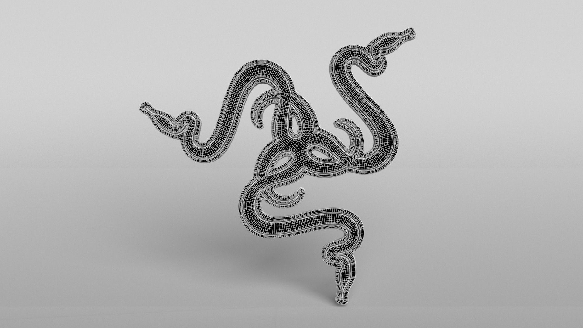 Razer Logo v3 004 Free low-poly 3D model_5