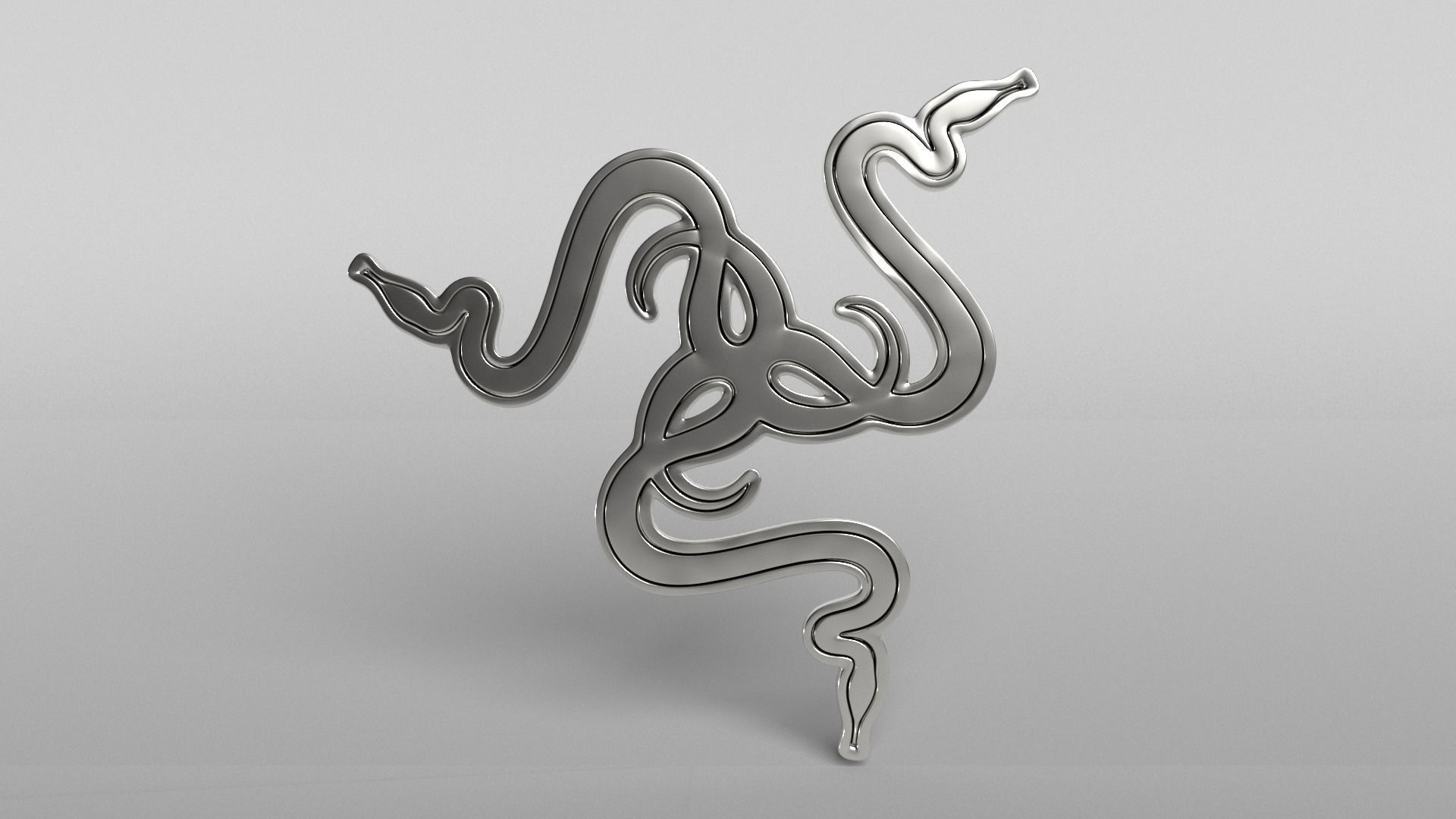 Razer Logo v3 008 Free low-poly 3D model_3