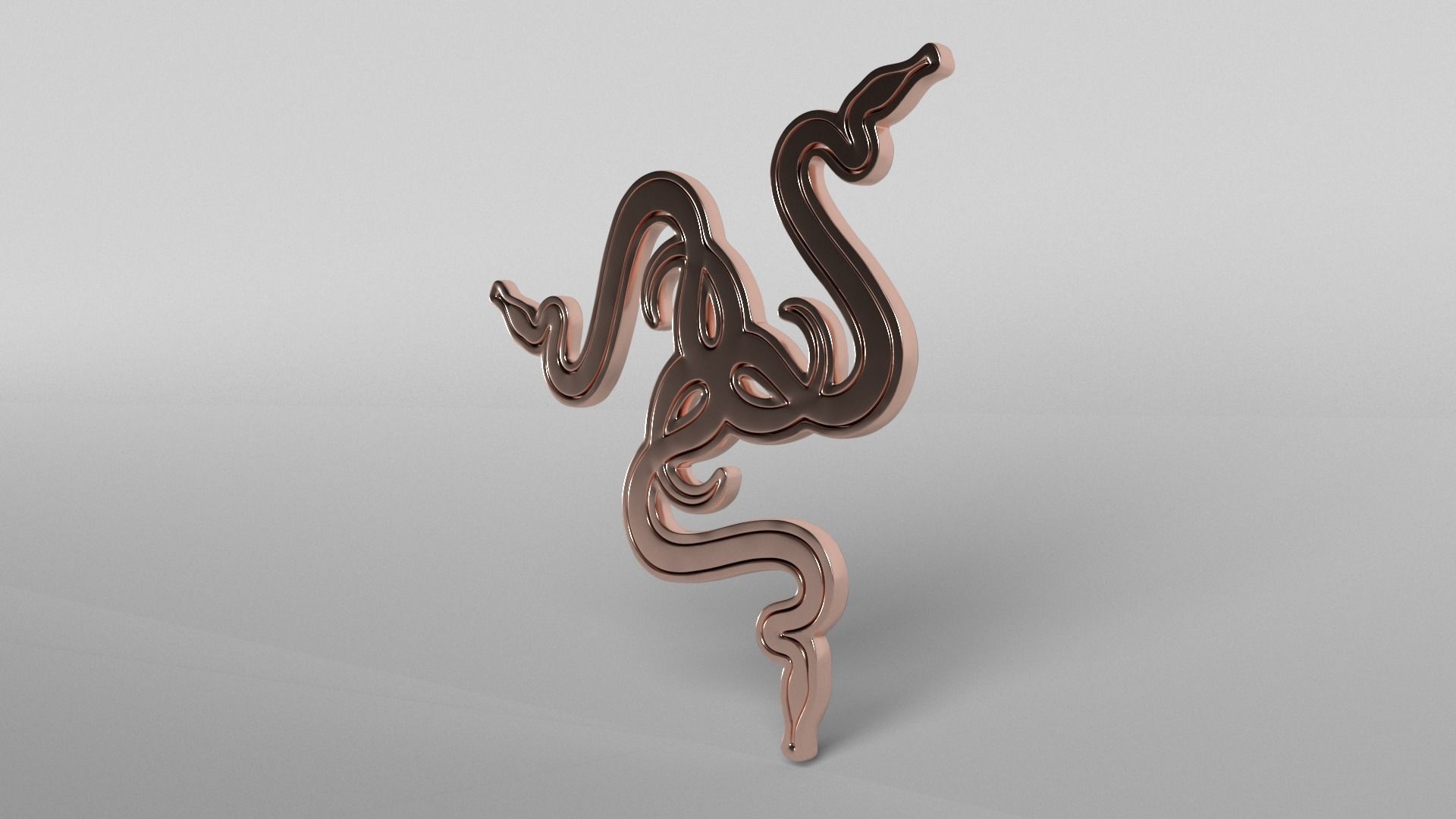 Razer Logo v3 009 Free low-poly 3D model_2