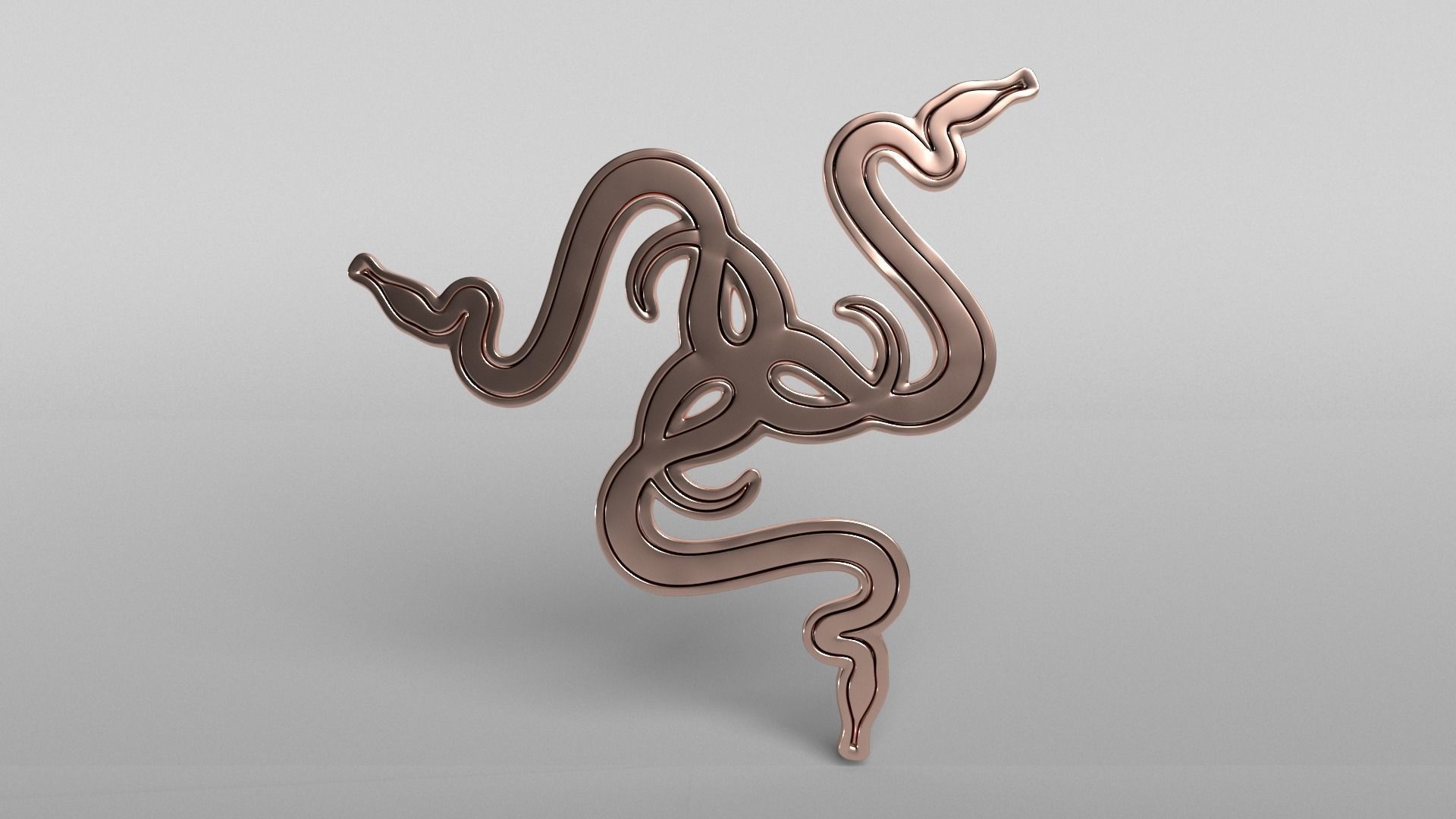 Razer Logo v3 009 Free low-poly 3D model_1