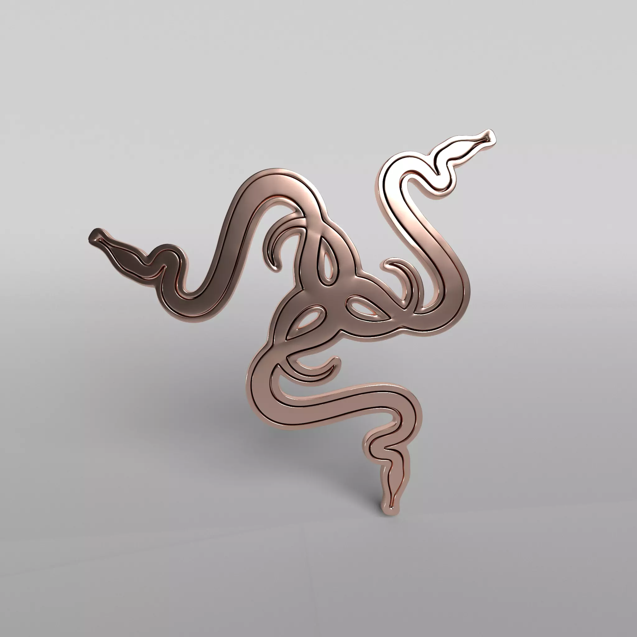 Razer Logo v3 009 Free low-poly 3D model_0