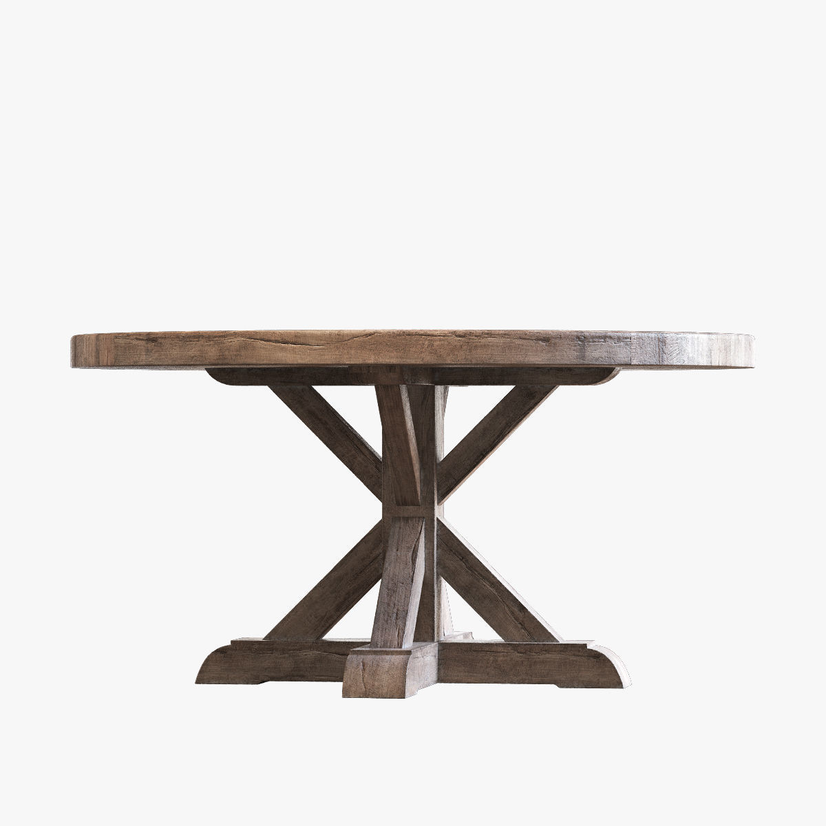 Flamant table ronny round 3D model_1