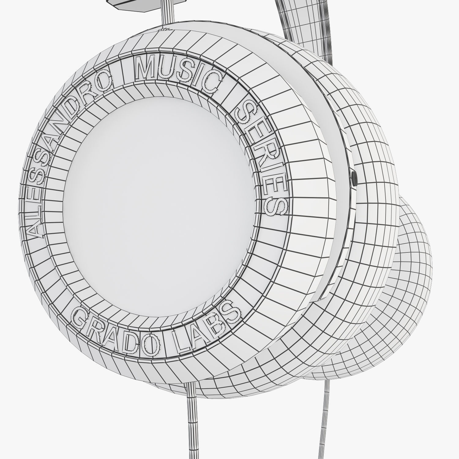 Grado labs Alessandro MS-2 headphones 3D model_10