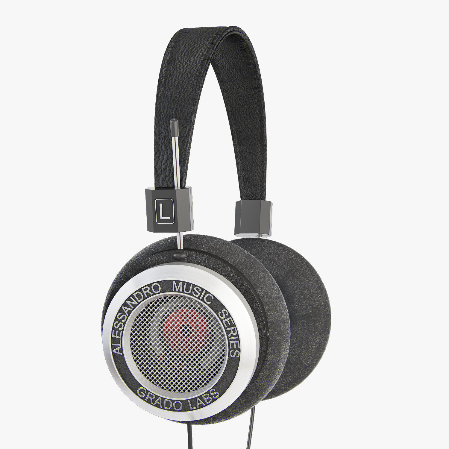 Grado labs Alessandro MS-2 headphones 3D model_2