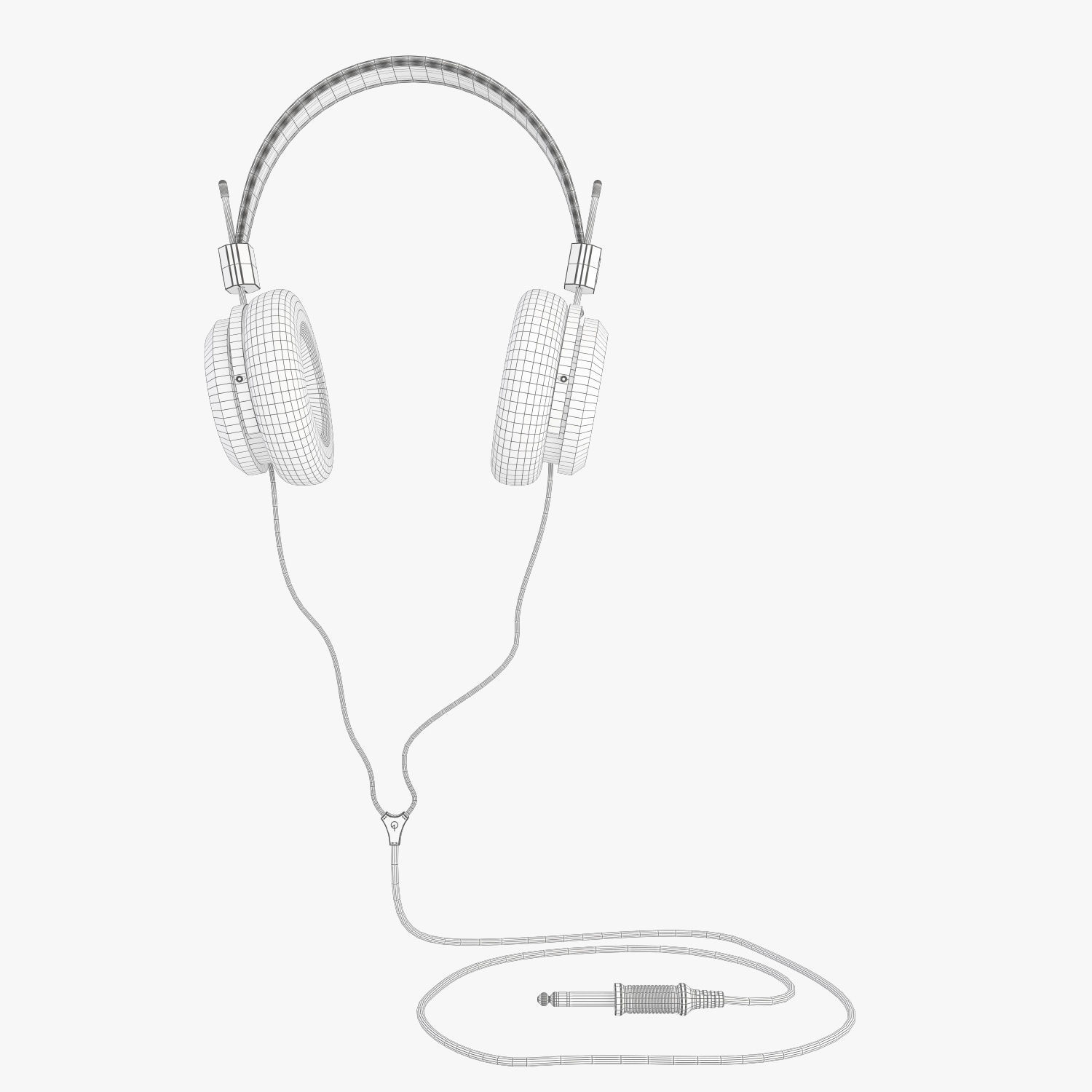 Grado labs Alessandro MS-2 headphones 3D model_11