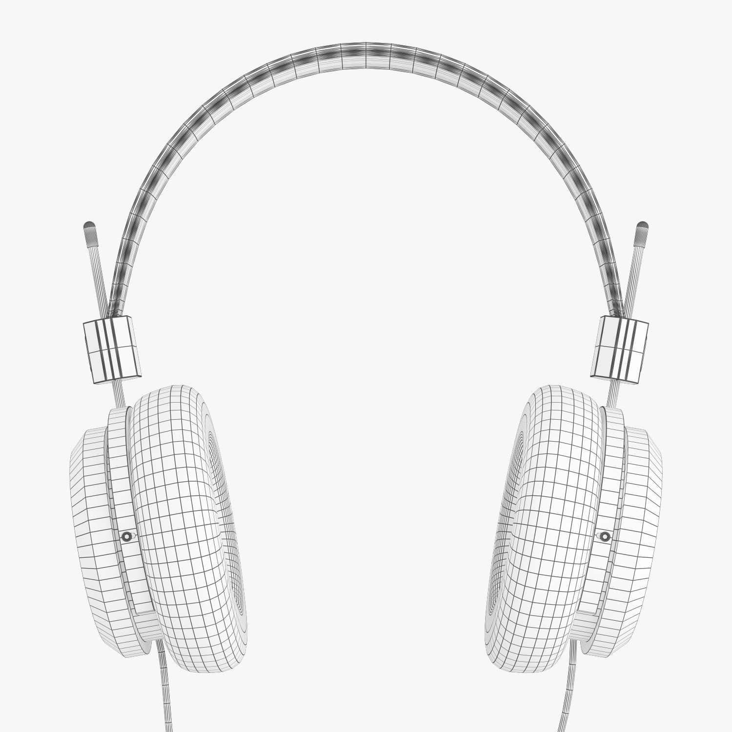 Grado labs Alessandro MS-2 headphones 3D model_8