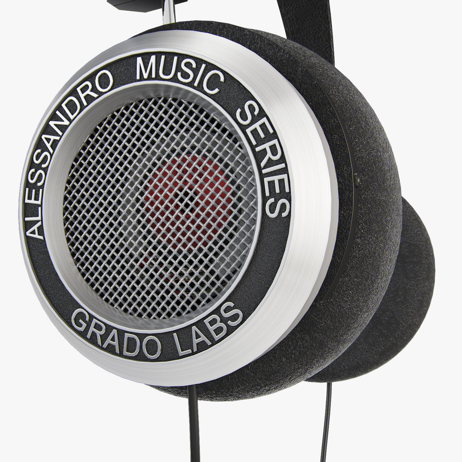 Grado labs Alessandro MS-2 headphones 3D model_3