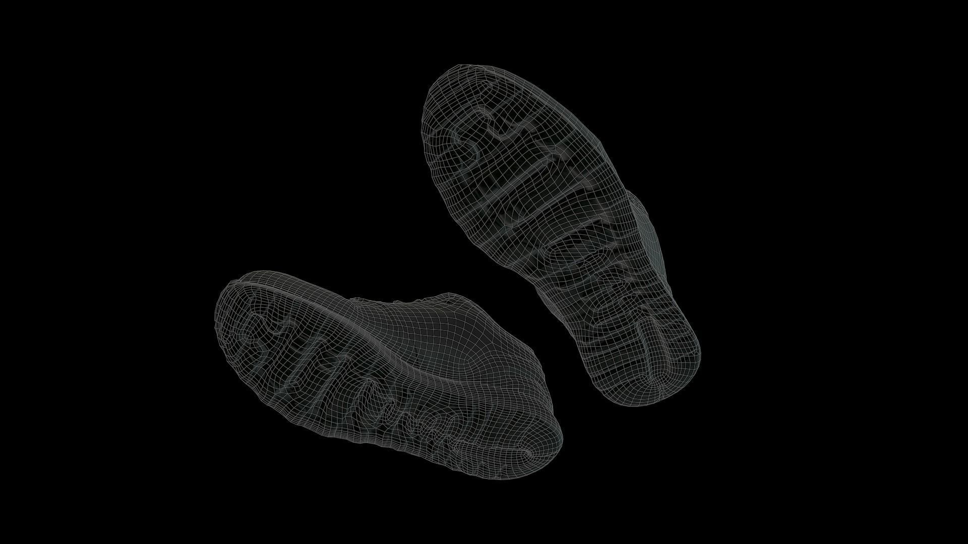 Nike Shoes Low-poly 3D model_10