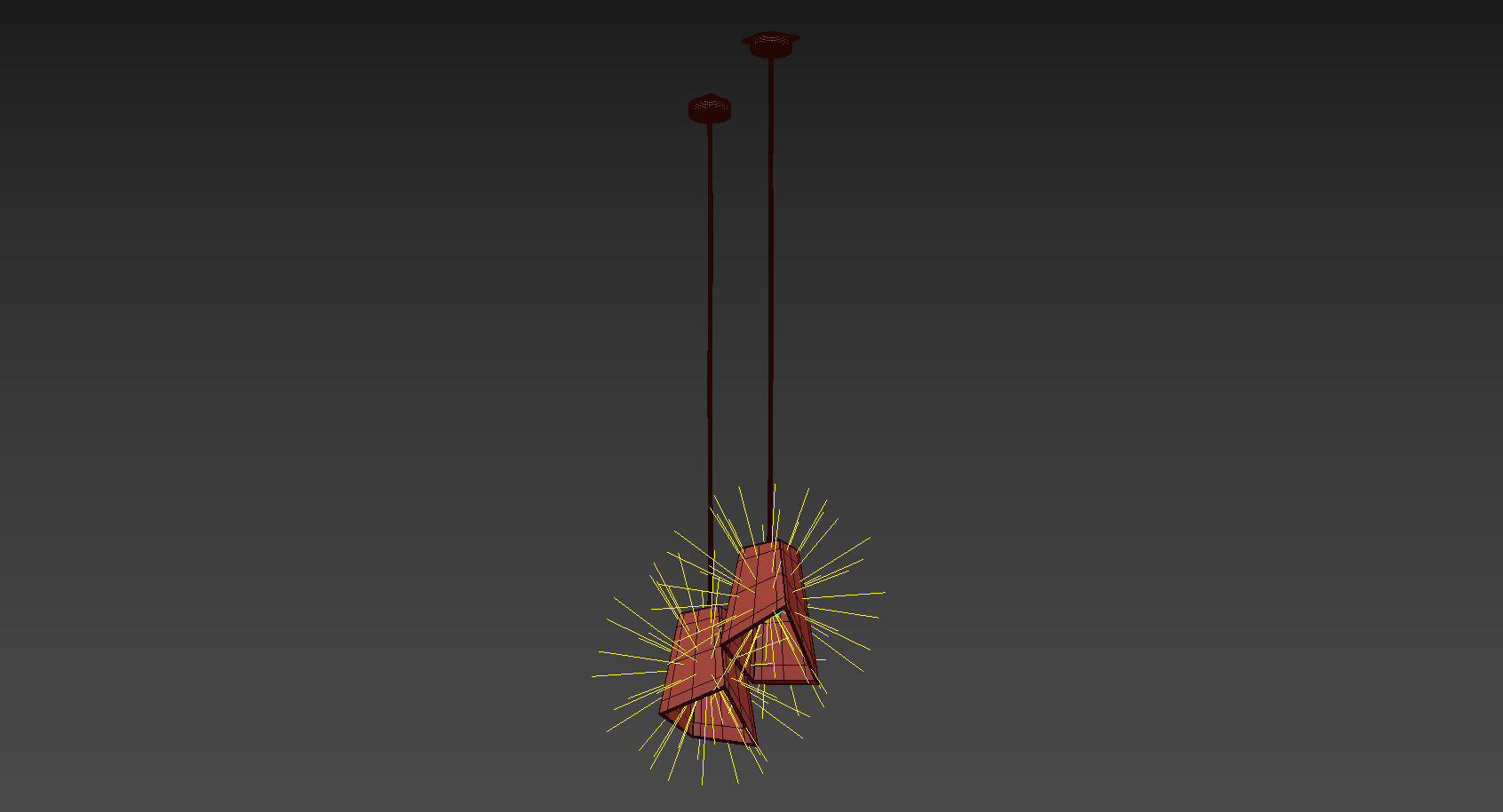 Concrete Odense Archi Pendant Light 3D model_2