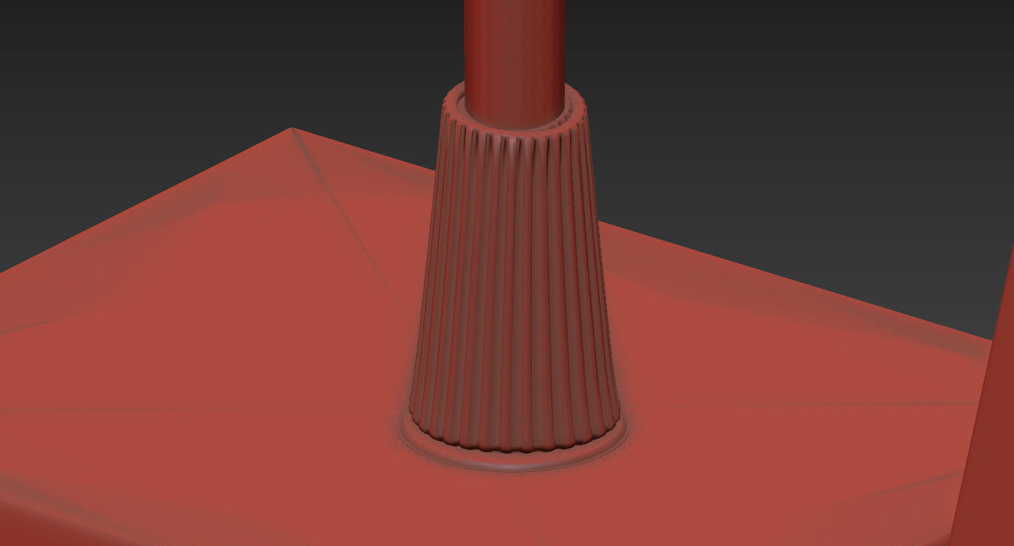 Concrete Odense Archi Pendant Light 3D model_5