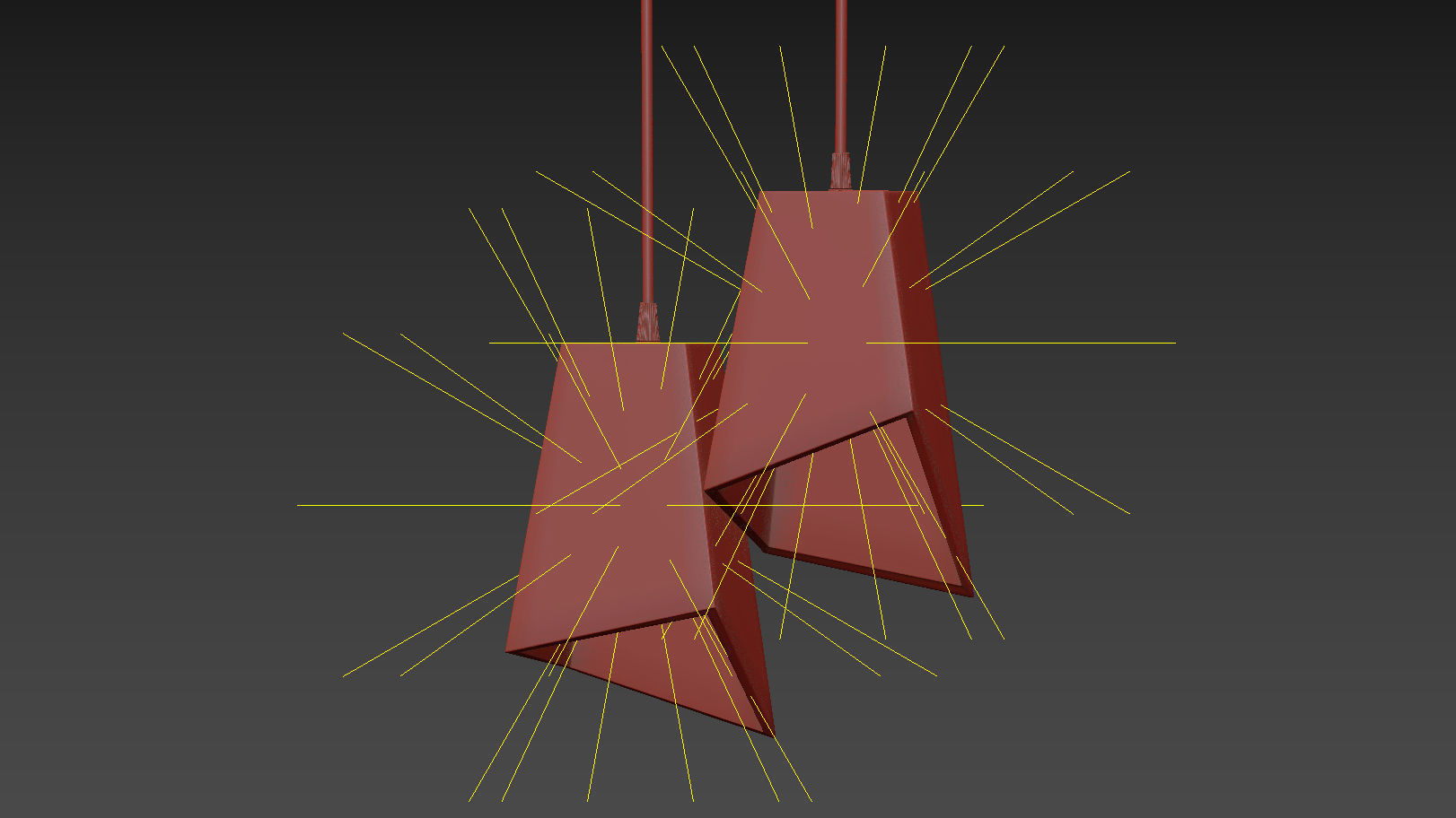 Concrete Odense Archi Pendant Light 3D model_3