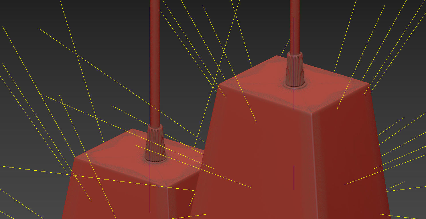 Concrete Odense Archi Pendant Light 3D model_4