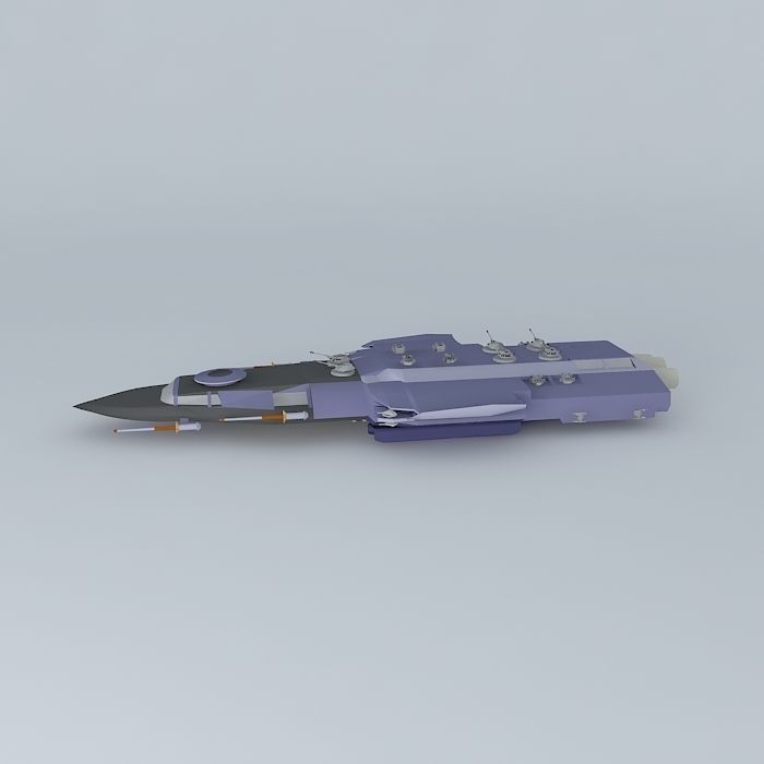 XC431 Gladiator Scout cruiser Free 3D model_2
