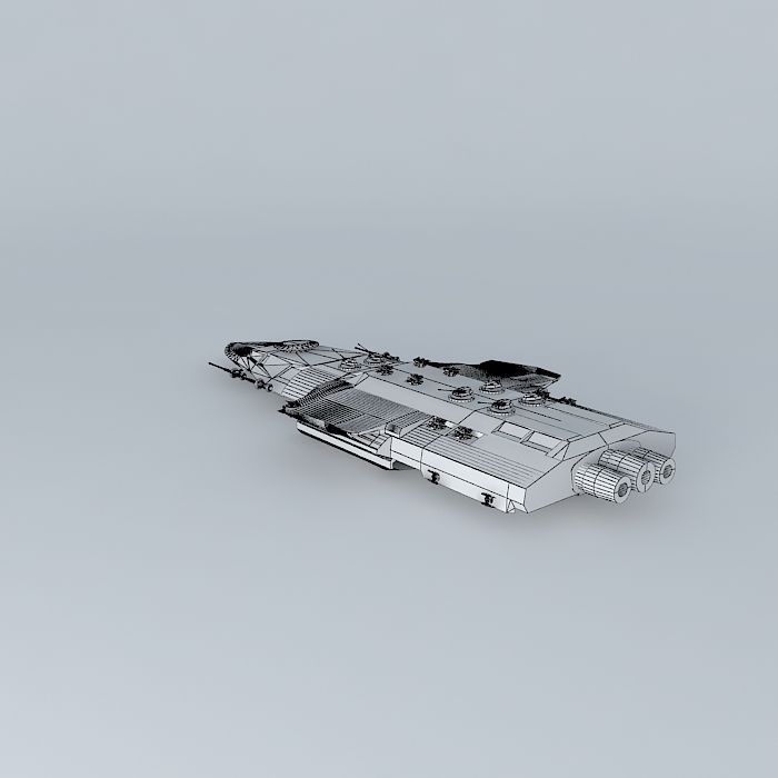 XC431 Gladiator Scout cruiser Free 3D model_4