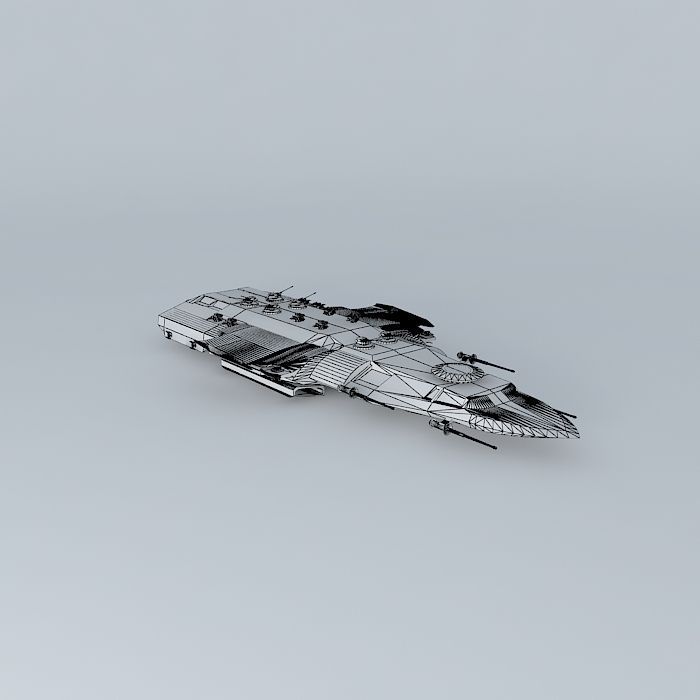 XC431 Gladiator Scout cruiser Free 3D model_3