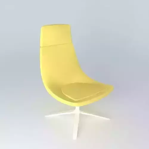 Yellow office chair 