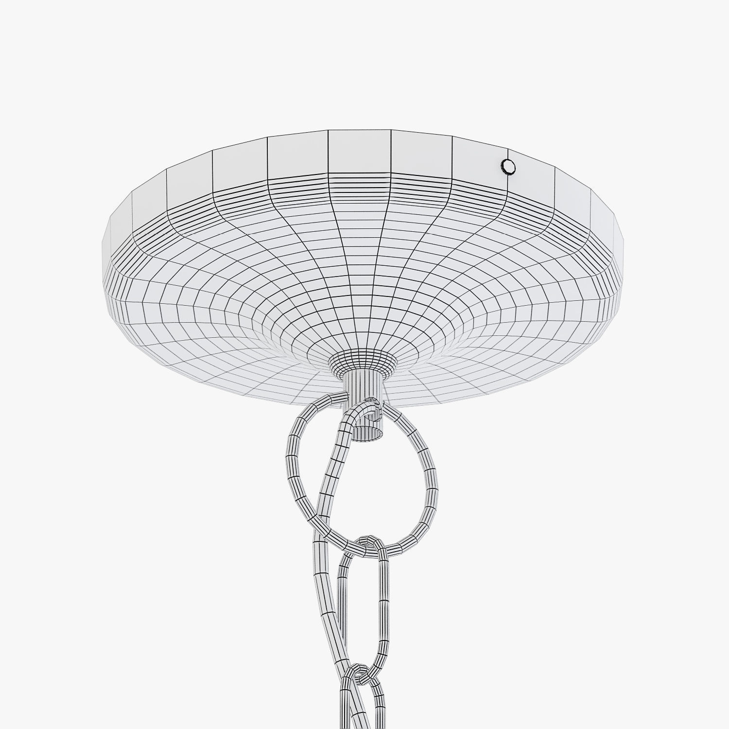 Pottery Barn madeline chandelier 3D model_11