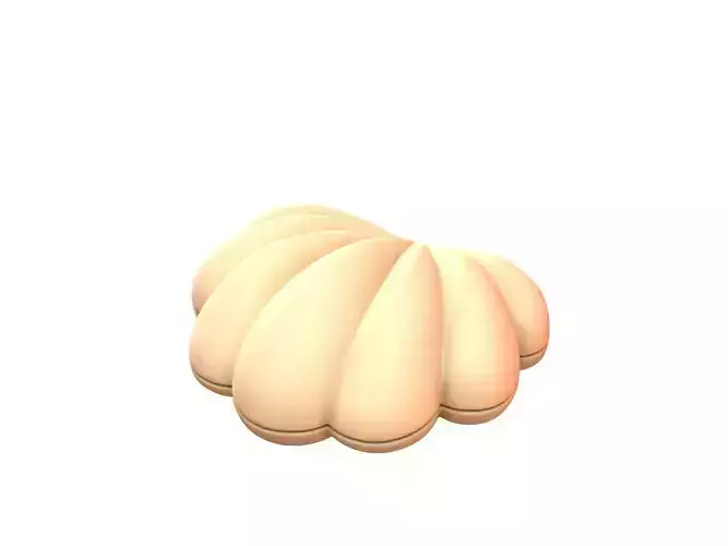 Shell pumpkin 3D model