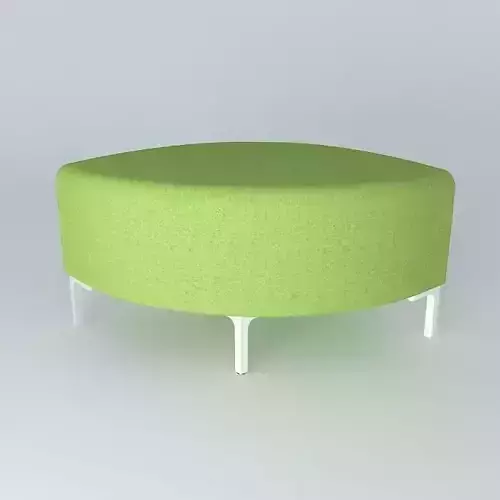 Pouf green  Free 3D model