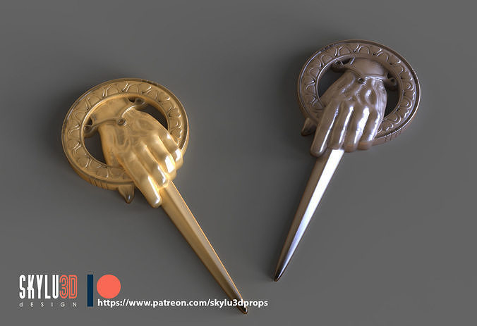 GOT - Hand of the King  - Queen Pin STL 3D print model